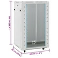 thumbnail image 2 of vidaXL Network Cabinet with Swivel Feet Server Rack Storage Equipment IP20, 2 of 7