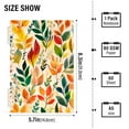 thumbnail image 2 of FORMRS 1-Subject Spiral Notebook 8" x 5" College Ruled 60 Refillable Sheet A5 Hard Cover, 2 Pack, Orange Leaves, 2 of 7