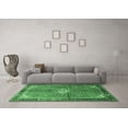 thumbnail image 3 of Ahgly Company Indoor Rectangle Persian Emerald Green Traditional Area Rugs, 4' x 6', 3 of 4