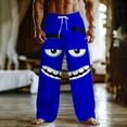thumbnail image 4 of Dolkfu Summer Pants Men Drawstring Workout Sweatpants Graphic Vacation Beach Trousers for Men L, 4 of 6