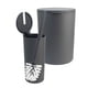 thumbnail image 1 of Set Accesorios para Baño, Incluye Cesto, Escobilla y Porta Escobilla, Juego Decorativo para Baño, Hecho de Plástico, 3 Piezas, Coza, Color Gris Oscuro, 1 of 8
