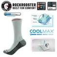 thumbnail image 2 of Rockrooster COOLMAX Men's Moisture Control Durable Work Crew Socks 3 Pairs Gray Combo 752233-M, 2 of 5