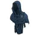 thumbnail image 3 of Vibrex Men and Women Solid Color Hooded Shawl Scarf Comfortable Fashion Scarves Long Shawl Winter Warm Soft Lightweight Loose Scarf, 3 of 8