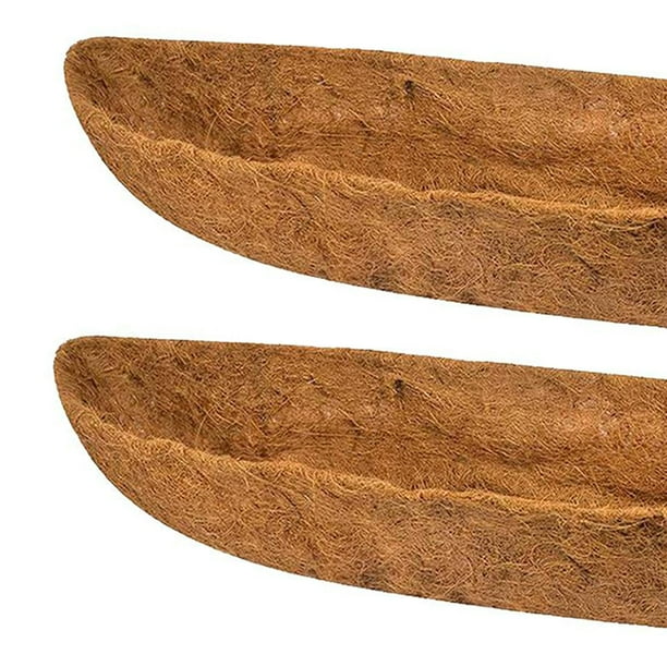 2 Piezas de Revestimientos de para Cestas Colgantes, Revestimientos de Fibra de para Macetas, Revestimientos de Fibra de para Cestas Co 24 pulgadas