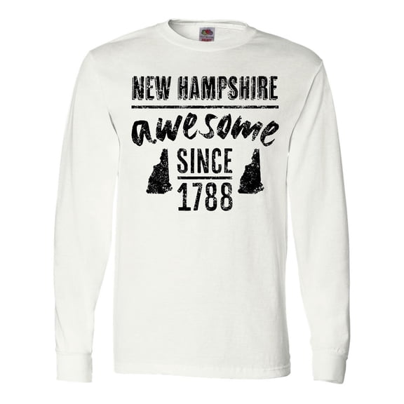 Inktastic New Hampshire Awesome Since 1788 Long Sleeve T-Shirt