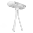 thumbnail image 4 of Ventilador de pulpo de doble turbina, 4 velocidades de viento, caja repelente de mosquitos integrada, ventilador de escritorio de bajo ruido para oficina, color blanco, 4 of 8