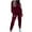 Red, variant on Scyoekwg Womens Sweatsuits 2 Piece Set Fall Outfits Long Sleeve Sweatshirt Jogger Sweatpant Casual Two Piece Set Matching Outfits Fashion Outfits Sets (Black,XL)