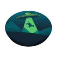 thumbnail image 2 of Teléfono: PopSocket, extraterrestres secuestrando regalos, OVNI, secuestro de vacas, 2 of 6