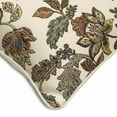thumbnail image 4 of The HomeCentric Cushion Cover Sofa, Ivory Pack of 2, 14x14 inch (35x35 cm) Cushion Cover, Jacquard Silk Embroidered Pillow Cover For Sofa, Floral Contemporary - Floral Compatible, 4 of 6