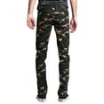 thumbnail image 2 of Victorious Mens Camouflage Skinny Fit Jeans AR169 - KHAKI/CAMO - 28/30, 2 of 6