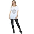 thumbnail image 4 of Harry Potter Womens Hogwarts Draco Dormiens Crest Cotton Boyfriend T-Shirt, 4 of 5