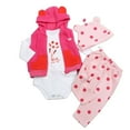 thumbnail image 1 of MesaSe 2 Pcs Vêtements de Poupée Reborn Design de Simulation Vêtements de Poupée Bébé 20 Pouces Plusieurs Options Disponibles Accessoires de Poupée Bébé Réalistes Rose, 1 of 3