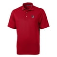 thumbnail image 2 of Men's Cutter & Buck Red Round Rock Express Big & Tall Virtue Eco Pique Recycled Polo, 2 of 3