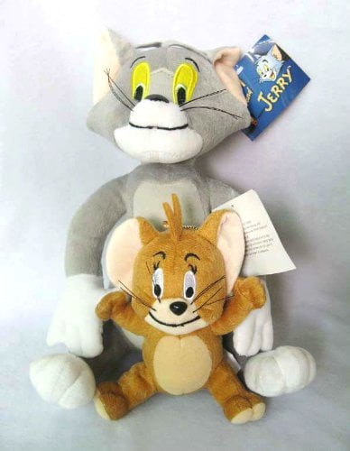 Tom and Jerry Plush Doll Soft Cute Stuffed Cartoon Toy Anime Cat and Mouse 2016 