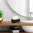 thumbnail image 4 of Tissue Box Cover Organizer for Bathroom, Home â Universal Fit Decorative Holder (1-Piece, 26x13x9cm), 4 of 4