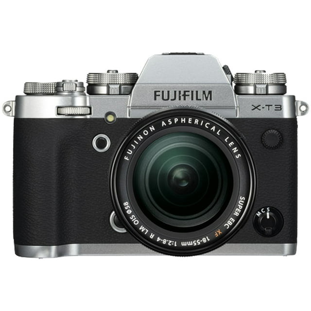 Fujifilm X-T3 26.1MP Mirrorless Digital Camera with XF 18-55mm Lens Kit (Silver)