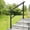 Black#3, variant on Hand Rails for Outdoor Steps, 1-2 Step Handrail 2 Pack,