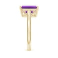 thumbnail image 3 of ANGARA Natural 2.9 Ct. Amethyst Solitaire Ring in 14K Yellow Gold for Women (Ring Size: 9), 3 of 9