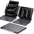 thumbnail image 1 of Funda con teclado ESR para iPad Pro de 11 pulgadas con soporte de 5.ª generación, color negro, 1 of 9
