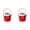 Red1-2Pcs, variant on 2Pcs Christmas Gift Boxes Candy Containers, Multifunctional Apple Treat Boxes Cylinder Design, Festive Party Favor Boxes for Wedding New Year Holiday Home Decor 4.1x4.3 Inch Red