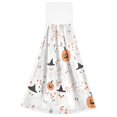 thumbnail image 7 of Yayeee Kitchen Hanging Hand Towels Set of 2 with Loop Bathroom Absorbent Tie Towel, Ghost Design, 7 of 7