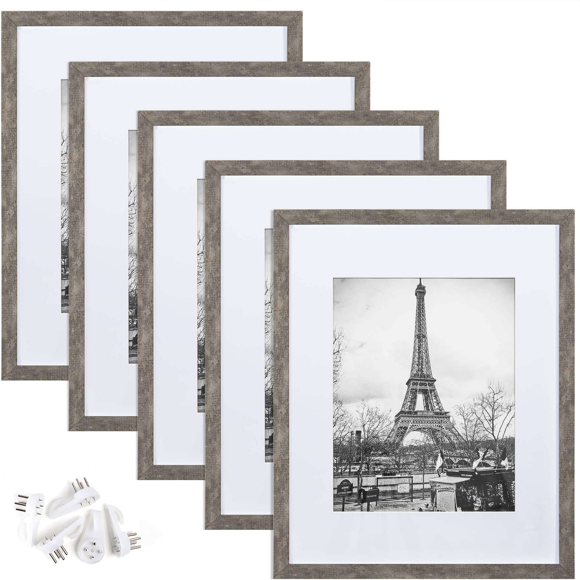 Picture Frame Set of 5 Display Pictures Wall Gallery Photo Frames,Black 