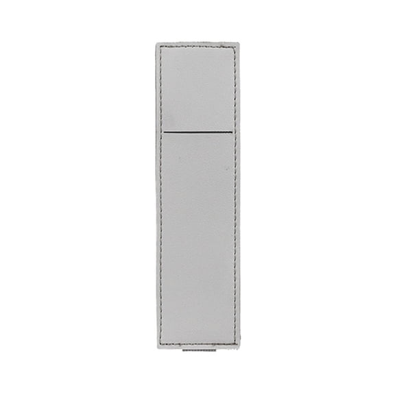 PU Leather Pen Holder, Elastic Nylon Pen Sleeve for 1-2 Pens, Attach to Notebooks, Planners, Tablets, Doubles as Bookmark, Portable for Meetings, Travel