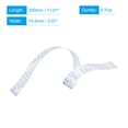 thumbnail image 2 of Uxcell 11.81'' 30 Pins FFC FPC Flat Flexible Cable (A Type) for LCD Laptop Plastic White  5pcs, 2 of 5