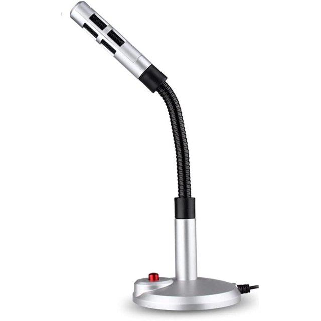 3.5mm Jack Computer Microphone with Gooseneck for PC and Laptop