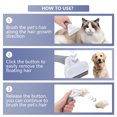 thumbnail image 4 of Cat Brush for Shedding, Lychee Self Cleaning Slicker Brush Cat Dog Pet Grooming Brush, Cat Brushes Deshedding Tool for Long Short Haired Cats, Removes Mats, Tangles, Loose Fur, 4 of 7