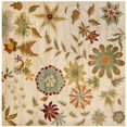 thumbnail image 6 of SAFAVIEH Soho Peronel Floral Wool Area Rug, Ivory/Sage, 2'6" x 4', 6 of 10