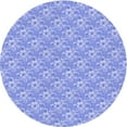 thumbnail image 1 of Ahgly Company Machine Washable Indoor Round Transitional Light Slate Blue Area Rugs, 6' Round, 1 of 7
