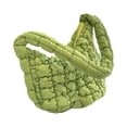 thumbnail image 1 of Sonducket Bolso cruzado artesanal exquisito para mujer, poliéster resistente al desgarro con bandolera de costura fina, para mujer Bolsas de mensajero y de hombro verde, 1 of 6