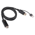 thumbnail image 2 of Conector /M + USB2.0 a DP/M, cable de 180cm para , portátil, PC, Plug resistente, resolución unidireccional de 3840x2160P, salida jinwen Convertidor de cable, 2 of 5