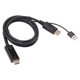 thumbnail image 2 of Adaptador y USB 2.0 a DP/M Cable de 1,8 , a DP Baoblaze Convertidor de cable, 2 of 5