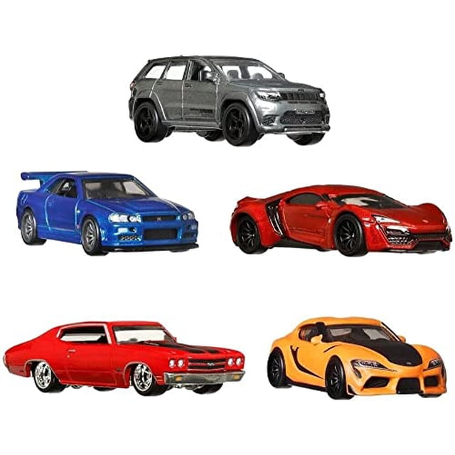 Paquete premium Hot Wheels Premium Cars Fast & Furious, GIF
