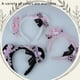 thumbnail image 5 of Diadema de orejas de oso redondo de felpa, diadema de lazo hecha a mano, accesorios para el cabello de fiesta, para cabello DIY Adepaton BST2002211-2, 5 of 5