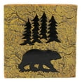 thumbnail image 5 of Rustic Western Black Bear Pine Trees Forest Silhouette Tissue Box Cover Holder, 5 of 10