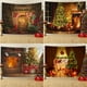 thumbnail image 4 of Injueey Acentos caseros elegantes de la manta de la Navidad de la chimenea del poliéster para la decoración de la Navidad elegante Kits de decoración para fiestas GT878 200x150cm, 4 of 6