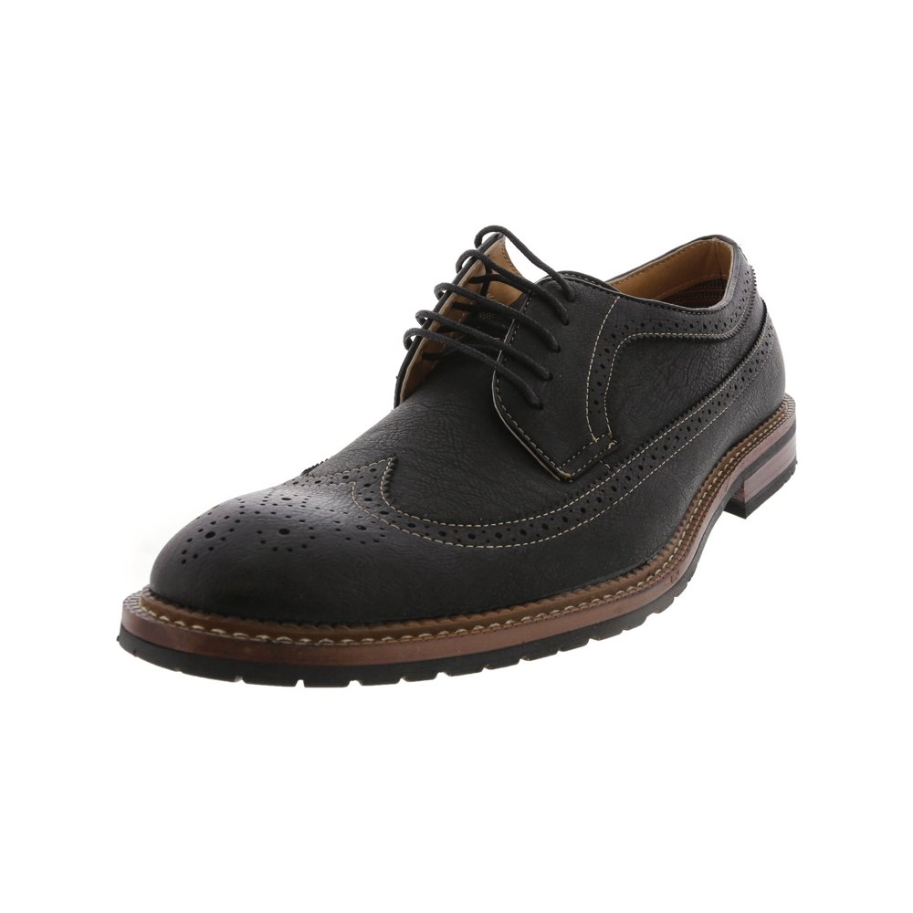 Ferro Aldo Ferro Aldo Men's Phillip Black AnkleHigh Leather Oxford