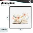 thumbnail image 4 of Stupell Industries Farmhouse Floral Flourishing Words Black Framed Giclee Art, 12 x 12, by Svetlana Aleynikova, 4 of 8