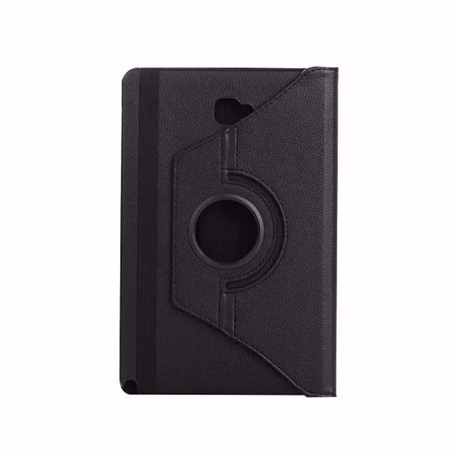 360 Rotating Smart Case For Samsung Galaxy Tab A 10.1 2016 P580 P585 With S Pen PU Leather Flip Stand Holoder Tablet Cover Shell Black