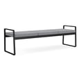 thumbnail image 1 of Gansett Reception Waiting Room Steel 3-Seat Bench / Black Steel / Gray, 1 of 5