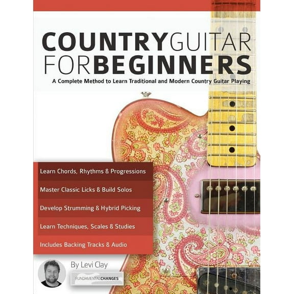 Country Guitar for Beginners, (Paperback)