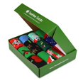 thumbnail image 4 of TeeHee Christmas 12-Pack Cotton Socks, Gift Box for Kids (9-10 Years, Christmas), 4 of 5