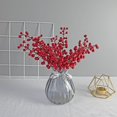 thumbnail image 4 of Simulation single fork foam plastic wire berry handmade DIY flower arrangement accessories, 4 of 12