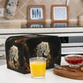 thumbnail image 6 of Kdxio Enchanted Deer In Cave Print Toaster Cover Bread Machine Cover Fits for Most Standard 2 Slice Toasters,Keep Toaster Free From Dust And Fingerprint Oven Dustproof Cover, 6 of 7