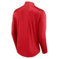 thumbnail image 3 of Men's Fanatics Red Washington Nationals Quarterback Quarter-Zip Top, 3 of 3