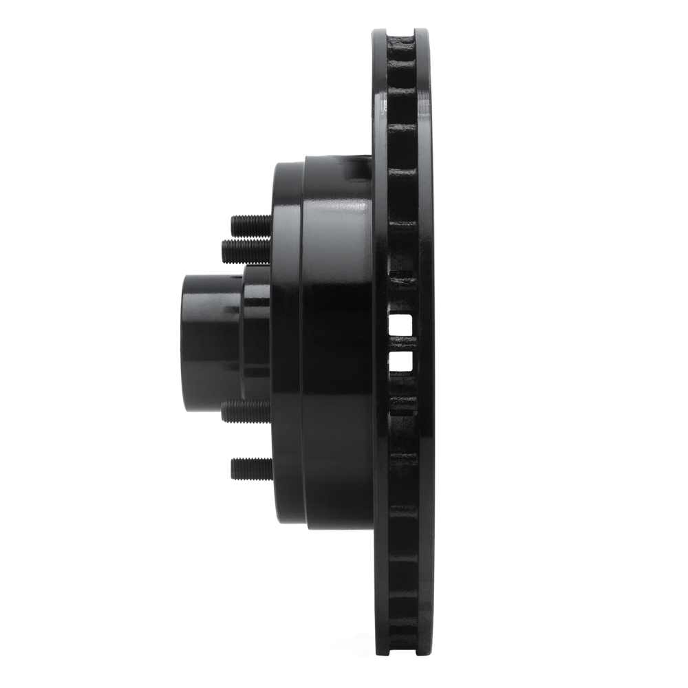 Dynamic Friction Company 633-51000L DFC Brake Rotor - Drilled And Slotted - Black