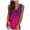 Hot Pink, variant on Long Tank Tops for Women Fashion Solid Color Summer Tank Tops Adjustable Fitted Scoop Neck Sleeveless Tee Camisole Clothes Ruched Women's Tees and Tanks Curved Hem